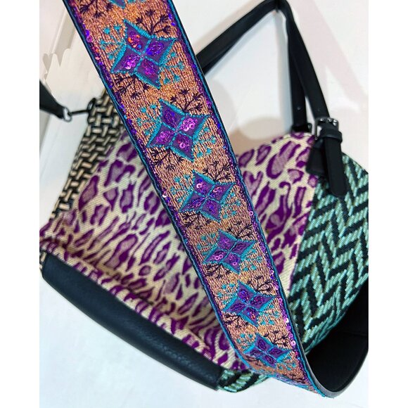 Desigual multicolor large crossbody handbag - Picture 5 of 16